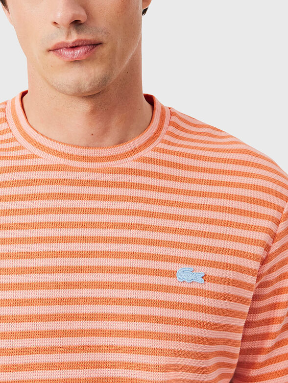 Cotton-blend T-shirt - 4
