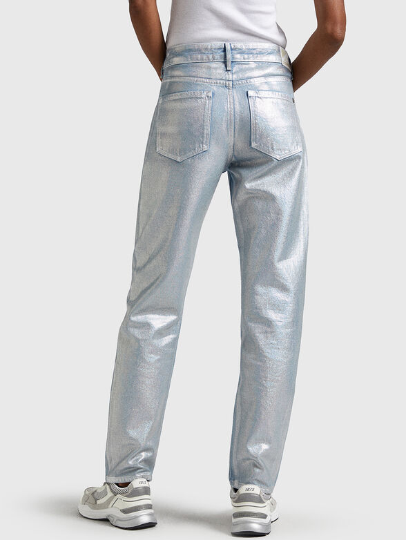 Jeans with metallic effect - 1