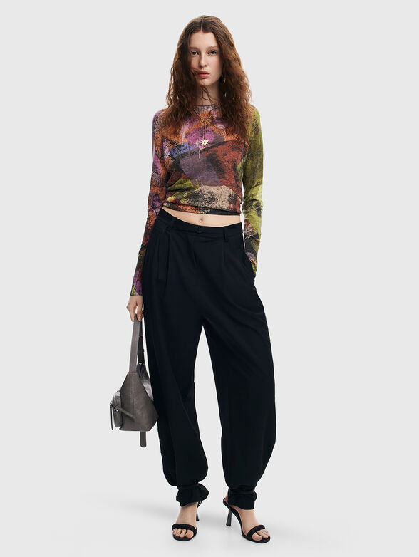 CAMO PETALS sweater - 2