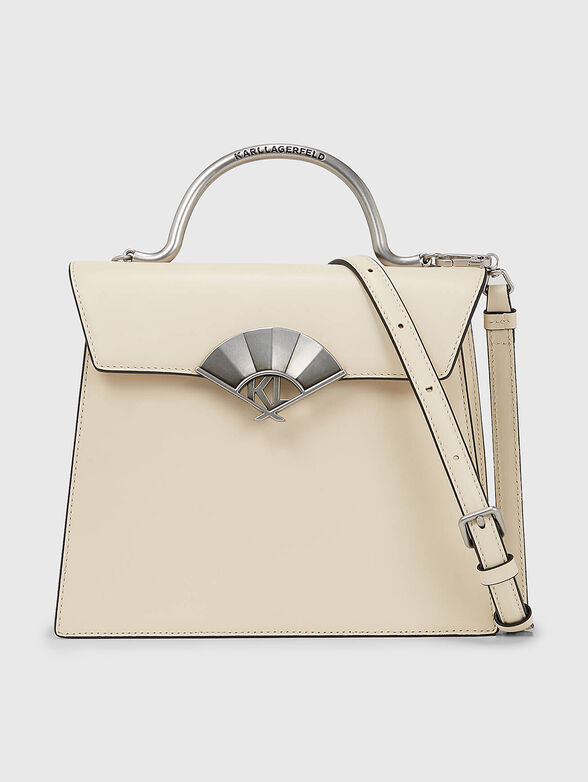 K/ARCHIVE FAN black leather bag - 1