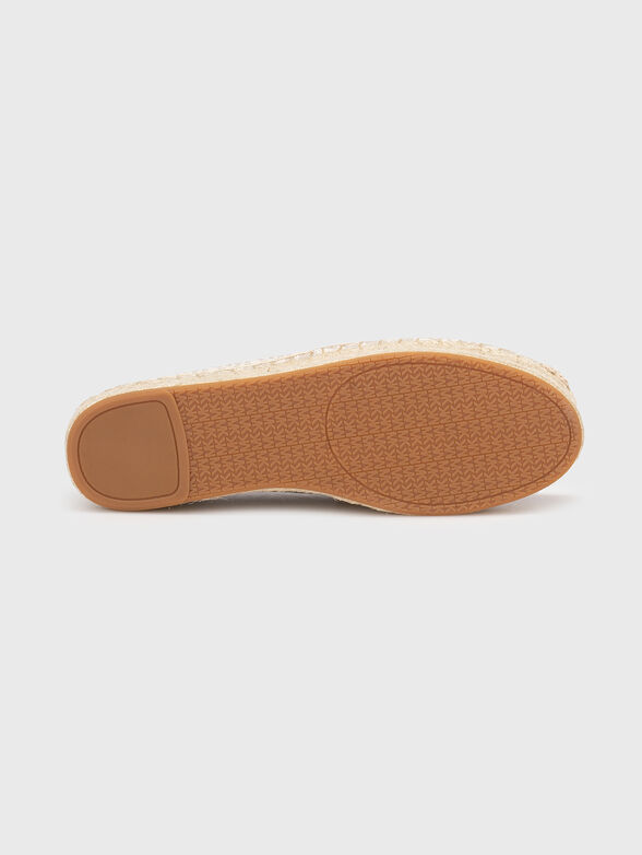 LYNN espadrilles with monogram logo print - 5