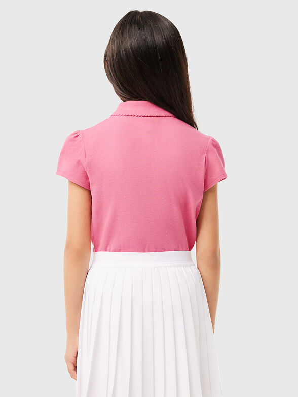 Contrast-logo polo shirt  - 2