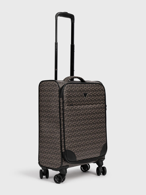 Monogram logo effect suitcase - 3
