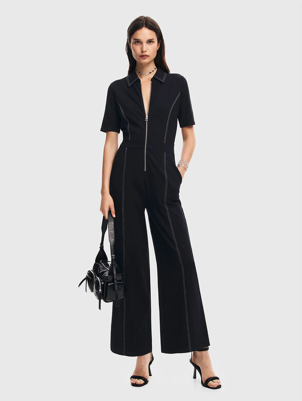 NEWCASTLE jumpsuit with contrast stitching - 0