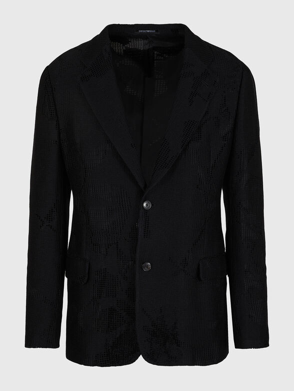 Jacket with mesh texture  - 1