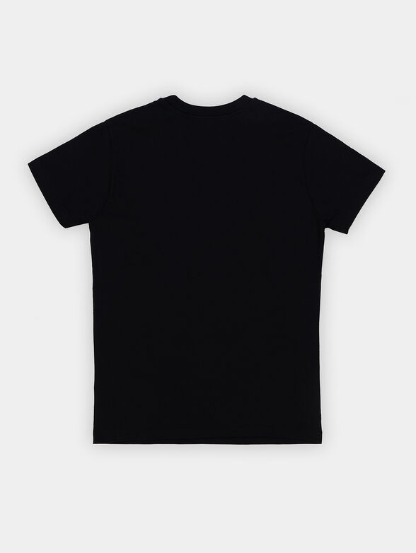 Cotton t-shirt with logo print - 2