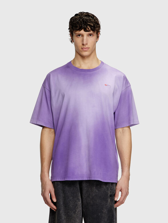 T-BOXT-R27 cotton T-shirt with oval neckline - 1