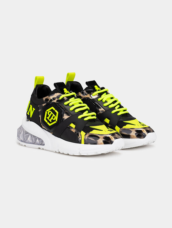 $UPER CHA Sports shoes with neon accents - 2