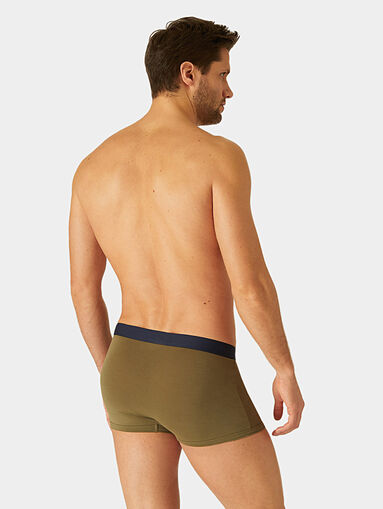 FASHION COLOR Black cotton trunks - 3