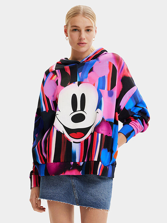 Multicolored Mickey Mouse sweatshirt - 1