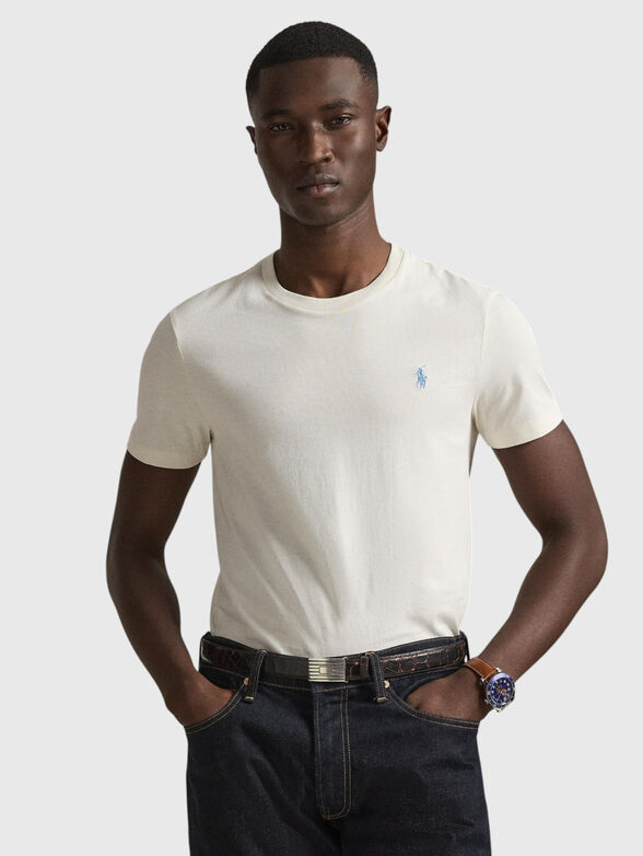 Crew neck cotton T-shirt - 1