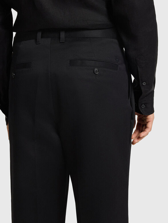 Straight cotton trousers - 3