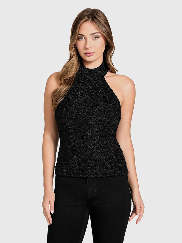 SERINA knitted top with halter neck - 1