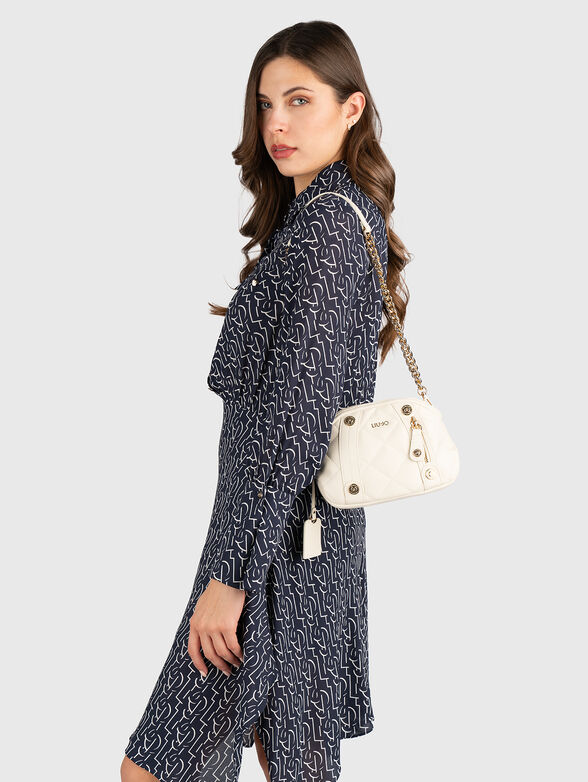 Small quilted effect handbag - 2