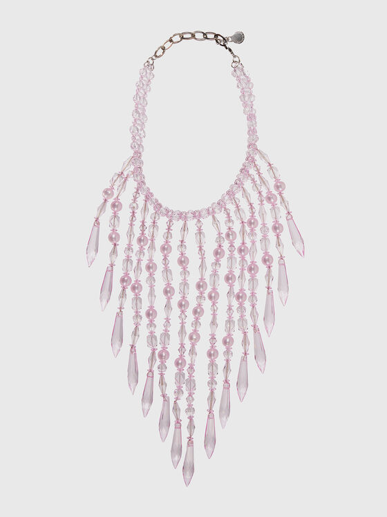 Колие с розови мъниста  - 1