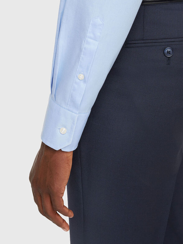 Light blue cotton shirt - 4