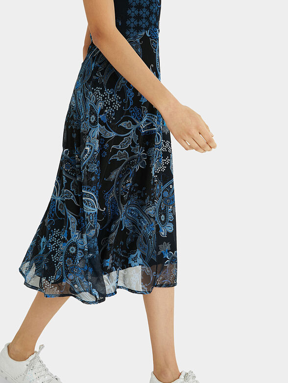 CAPRI Dress with contrasting print - 2