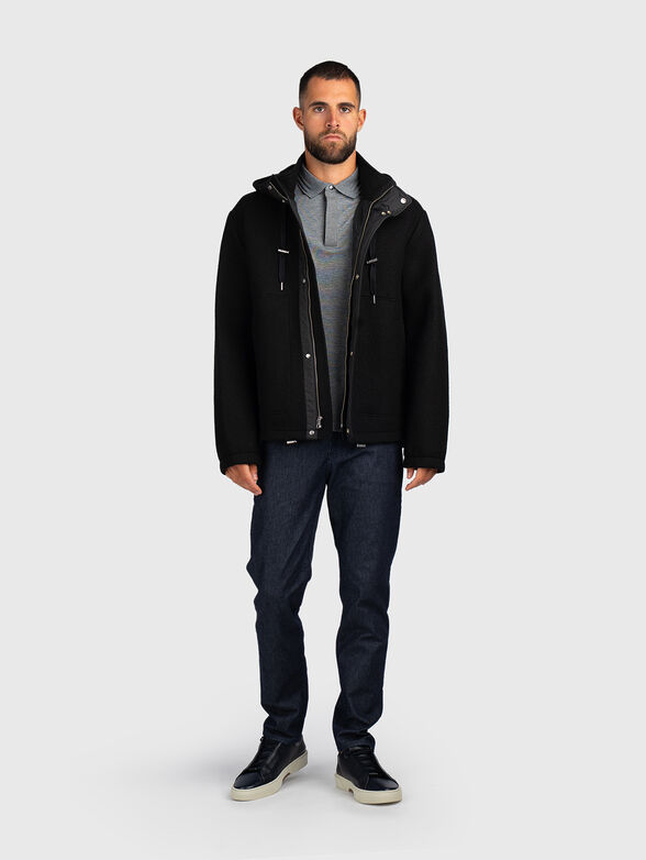 Woolen jacket with hood - 2