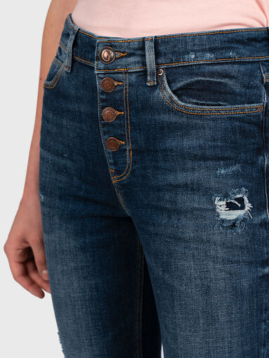 Jeans with distressed effect - 3