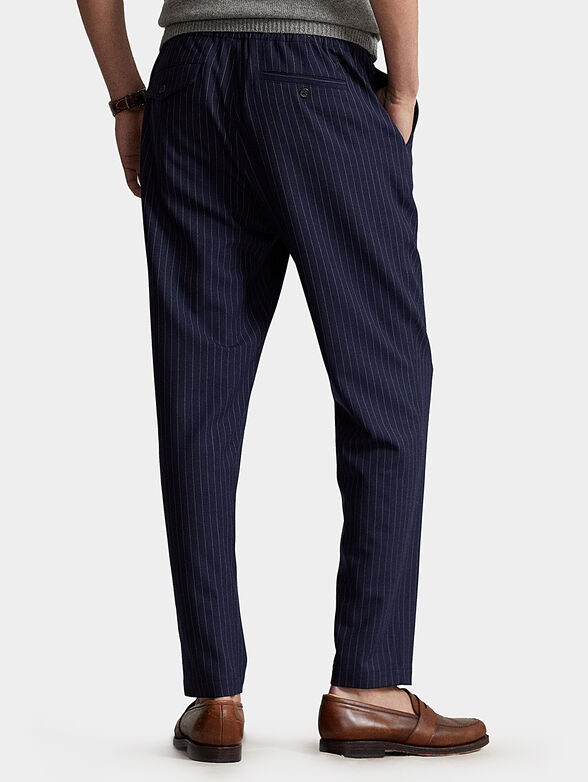 Striped trousers with laces - 2