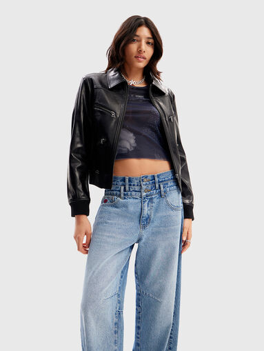 Jeans with high waist  - 4
