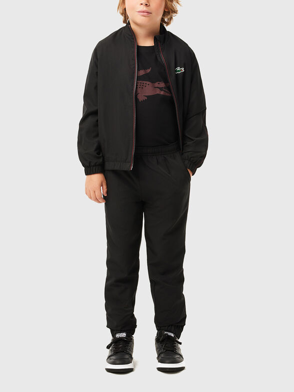 White t-shirt with contrast print - 2