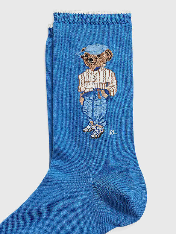 Polo Bear embroidery socks - 2