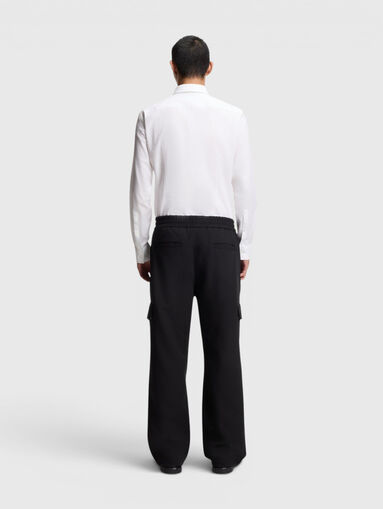 Cotton shirt with a monogrammed logo  - 3
