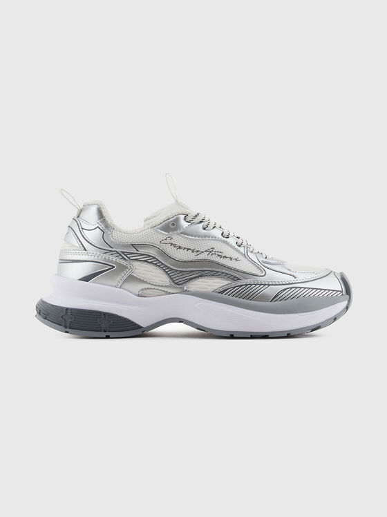 Сребристи спортни обувки - 1