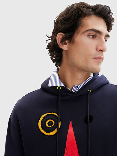 CELESTINO sweatshirt with art accents - 5