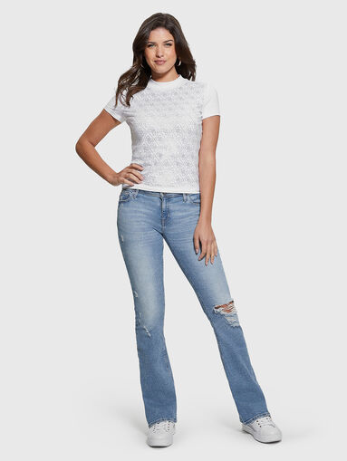 T-shirt with 4G logo rhinestones - 5