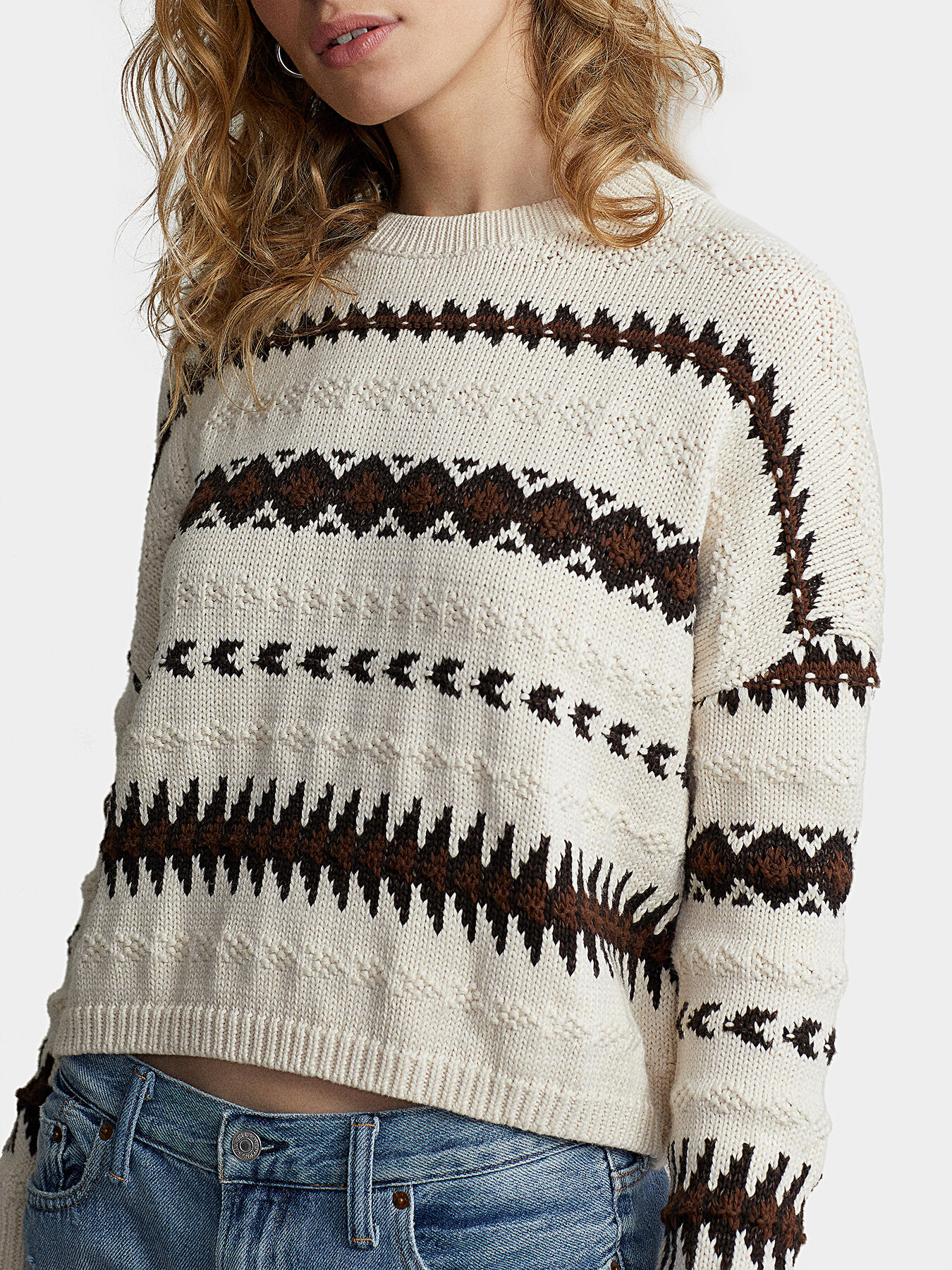 Sweater with colour accents brand POLO RALPH LAUREN Globalbrandsstore en