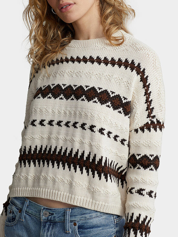 Sweater with colour accents - 4
