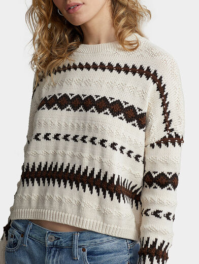 Sweater with colour accents - 4