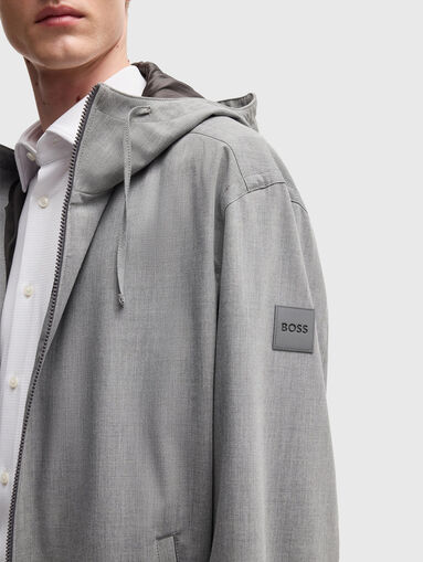 Transition hooded jacket with logo - 4