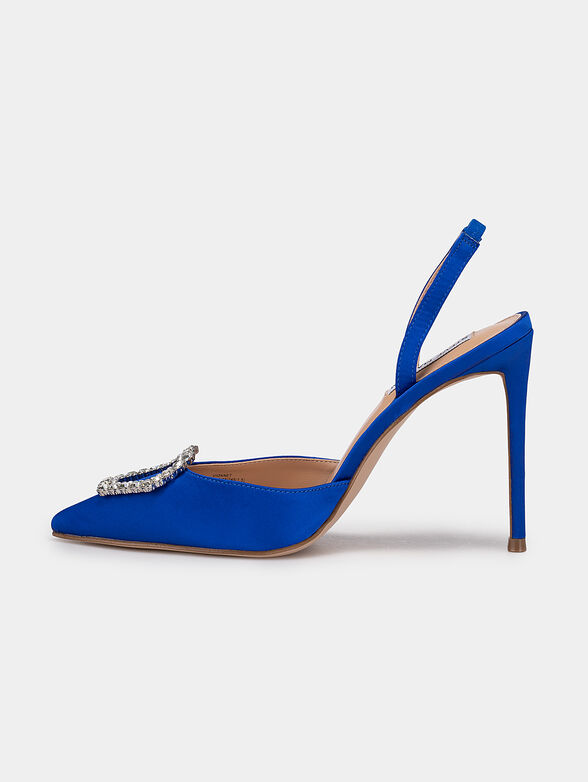 VIONNET black satin sandals - 4