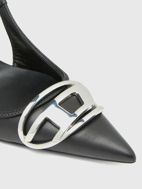 D-VENUS leather slingback pumps - 5
