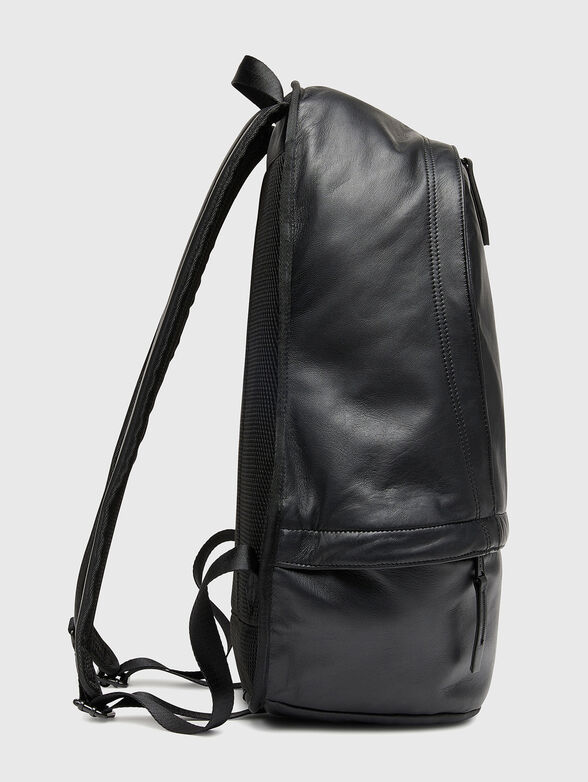 RAVE leather backpack with logo - 5