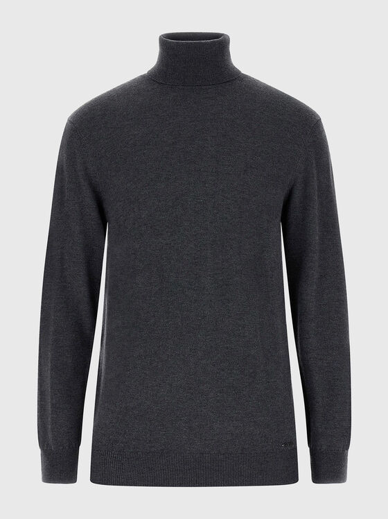 Пуловер JIM от вълнен бленд с поло яка - 1