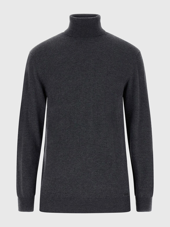 JIM wool blend turtle neck sweater - 1