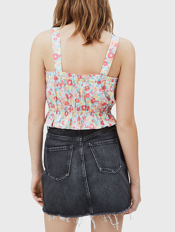VENICE top with floral print - 3