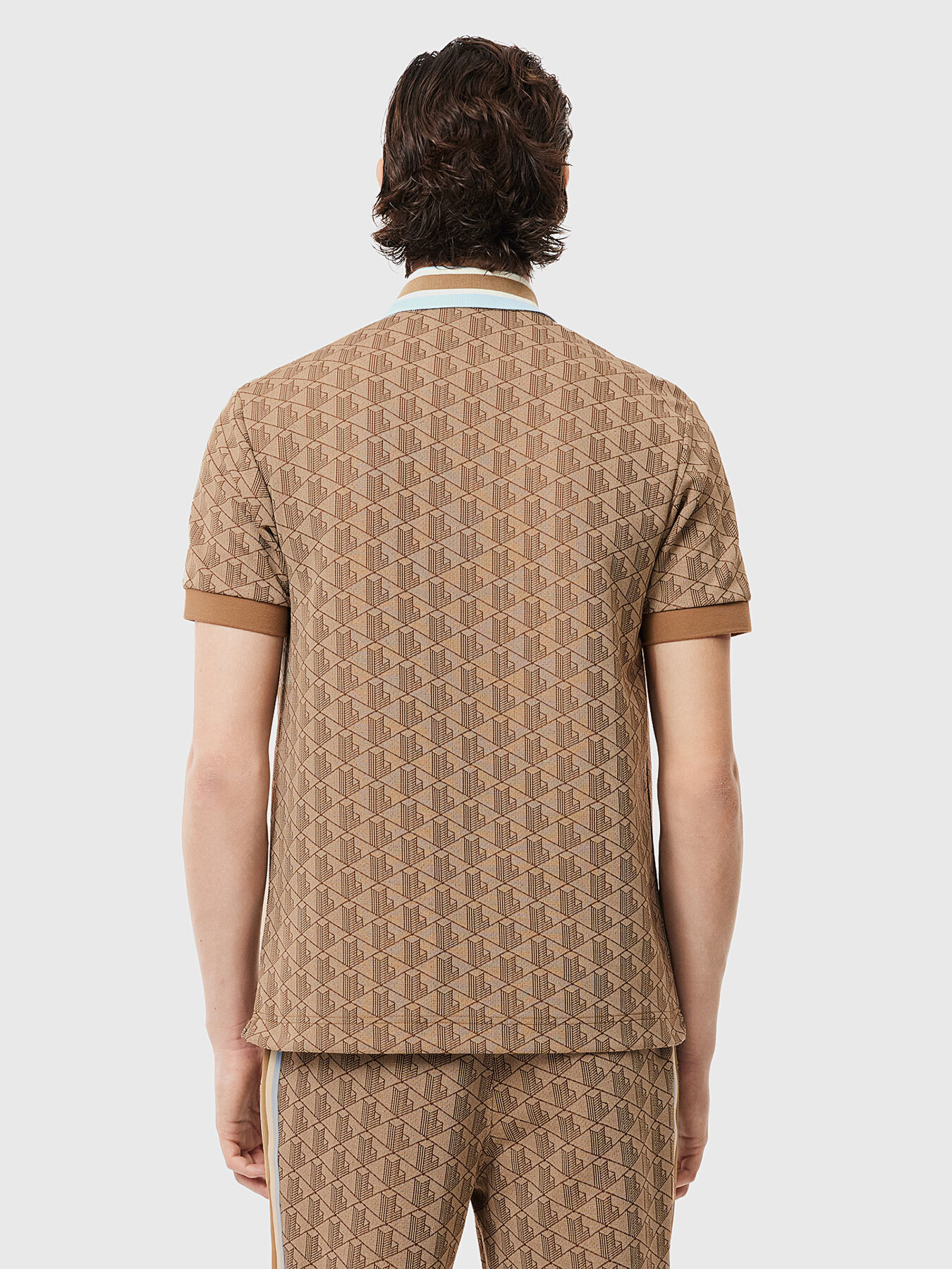 Polo shirt with monogram brand LACOSTE — Globalbrandsstore