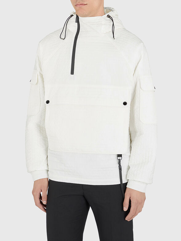 Transitional jacket with hood and accent pockets - 3