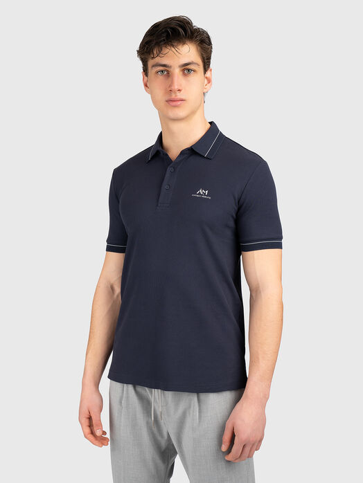 Short sleeve cotton polo shirt