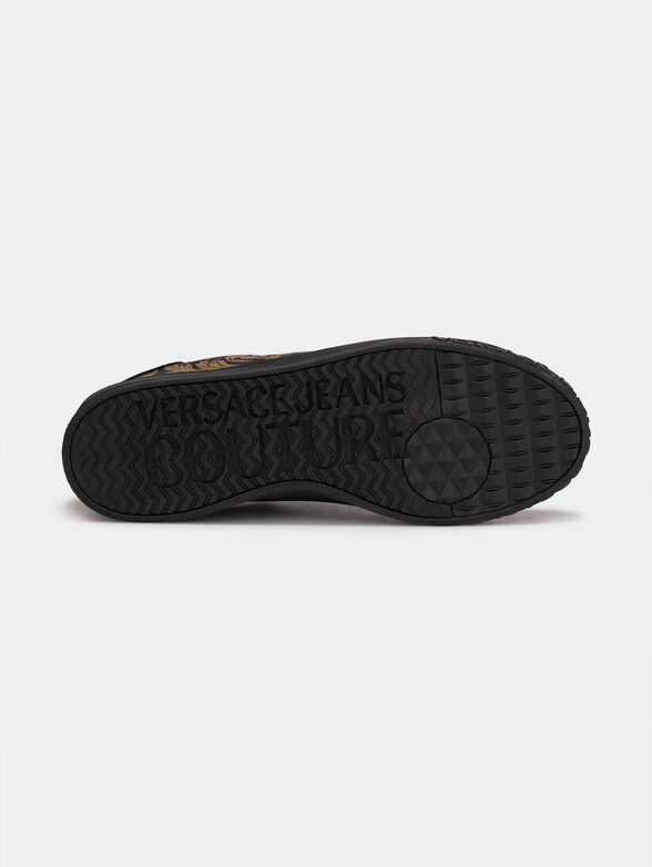 FONDO COURT 88 sneakers with gold baroque print - 5