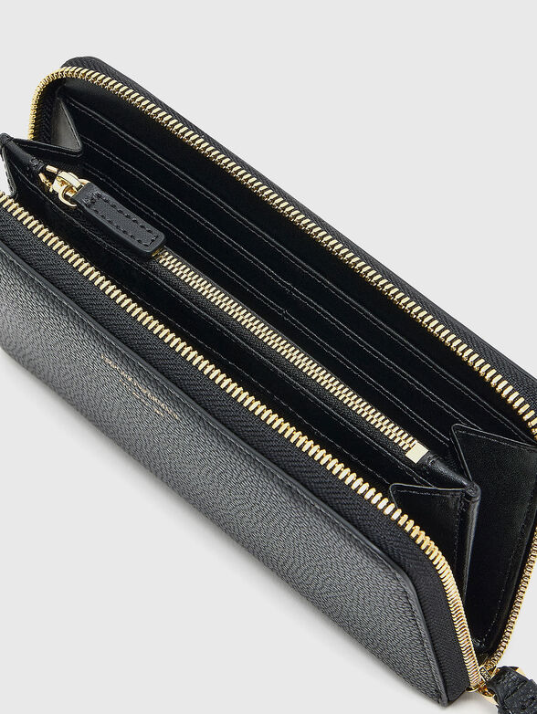 Black wallet with logo - 4