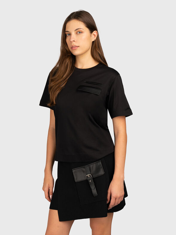 T-shirt with decorative pocket  - 1