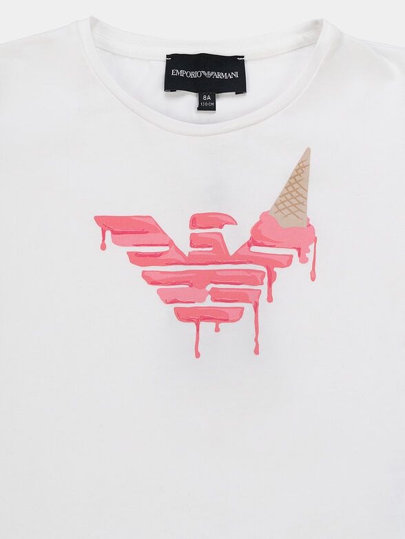 T-shirt with summer logo print - 2