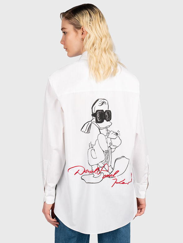 KLxDISNEY white shirt with accented back - 2