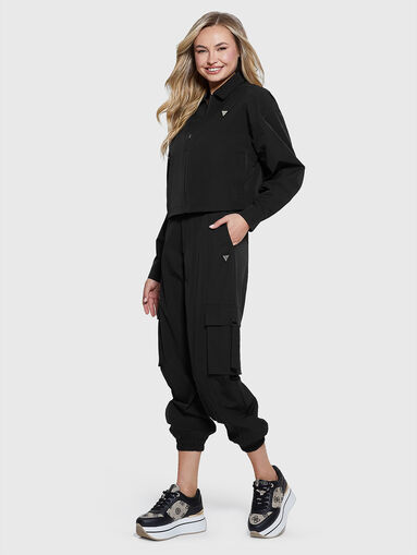 AURLIE cargo trousers in black - 5